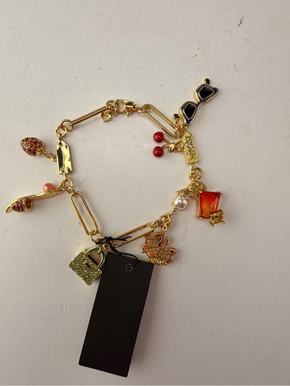 NWOT Kate Spade Gold Sweet
Treasures Charm Bracelet - Picture 13 of 16